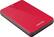 Angle Standard. Toshiba - Canvio 500GB External USB 3.0/2.0 Portable Hard Drive - Red.