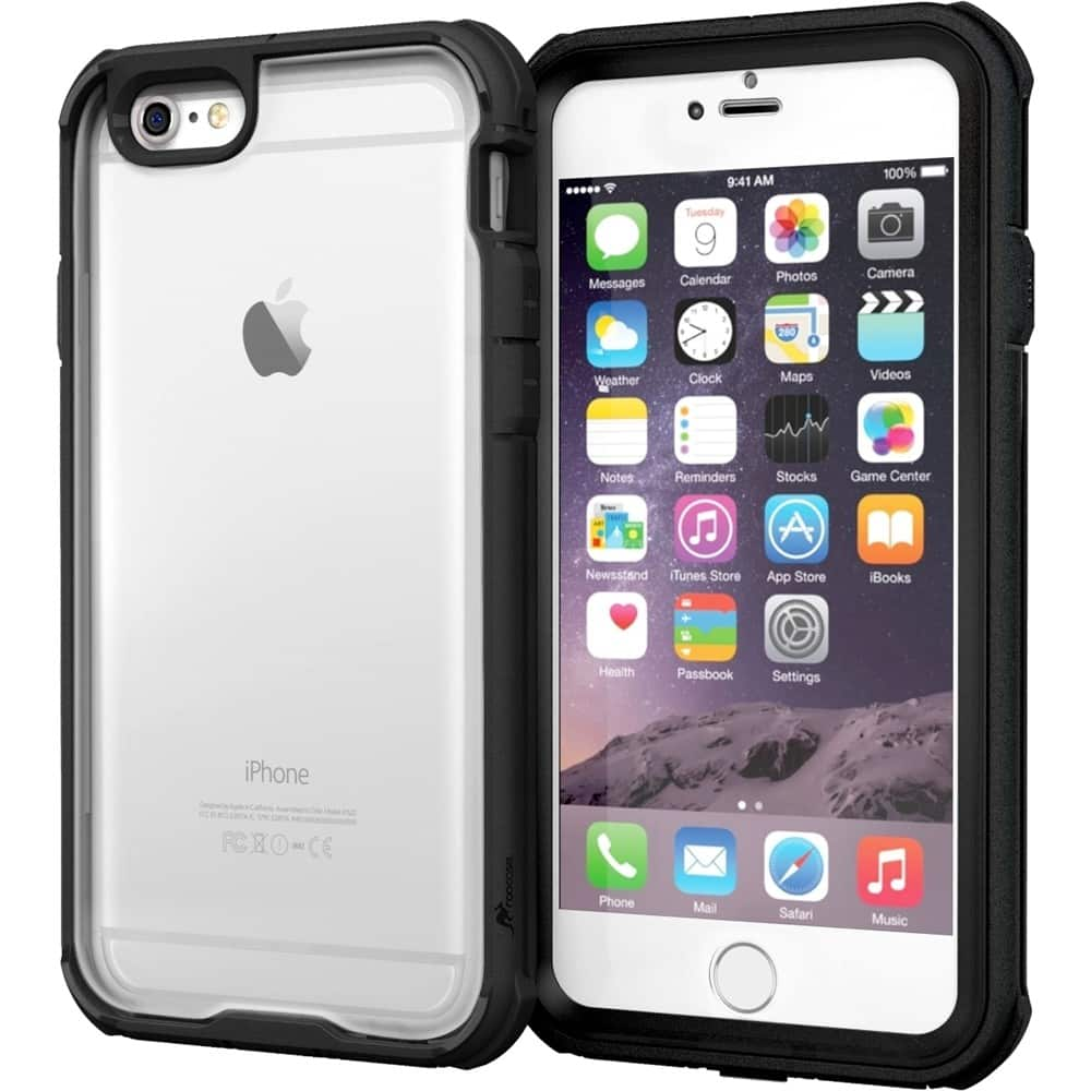 Best Buy: RooCase Glacier Tough Hybrid PC TPU Rugged Case for iPhone® 6 ...