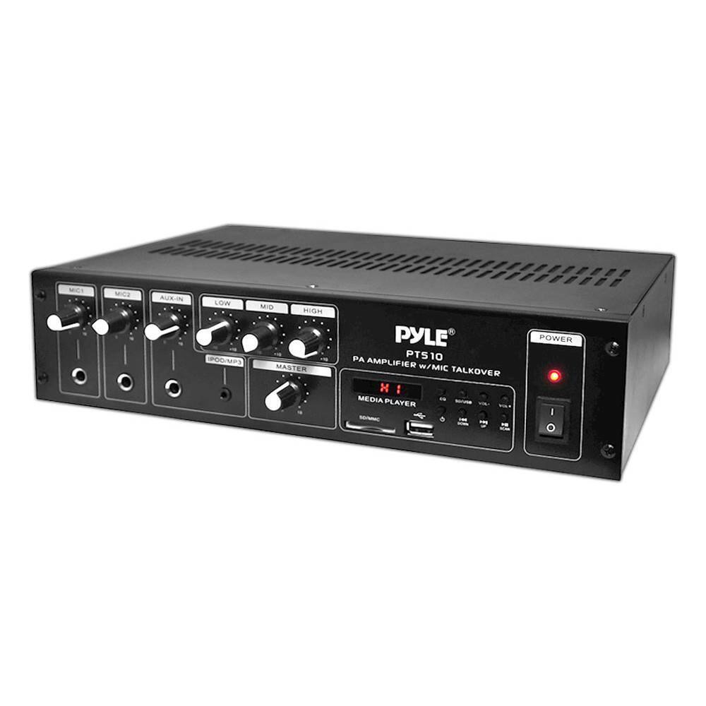 Left View: PYLE - Home 240W PA Amplifier - Black