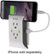 Front Zoom. atomi - USB Wall Plate Charger/Power Outlet - White.