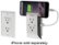 Alt View Zoom 11. atomi - USB Wall Plate Charger/Power Outlet - White.
