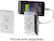 Alt View 11. atomi - USB Wall Plate Charger/Power Outlet - White.