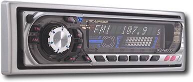 Angle Standard. Kenwood - 50W x 4 Sirius-Ready CD/MP3 Deck with Fold-Down, Detachable Faceplate.