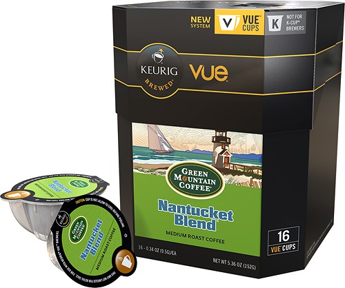  Keurig - Vue Green Mountain Coffee Nantucket Blend V-Cups (16-Pack)