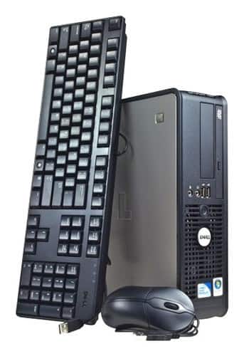  Dell - Refurbished OptiPlex Desktop - Intel Core2 Duo - 2GB Memory - 320GB Hard Drive - Gray/Black
