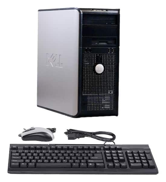 Dell Refurbished Optiplex Desktop Intel Core2 Duo 2gb Memory 160gb Hard Drive Gray Black 780 Tw 2 8 W7p Best Buy