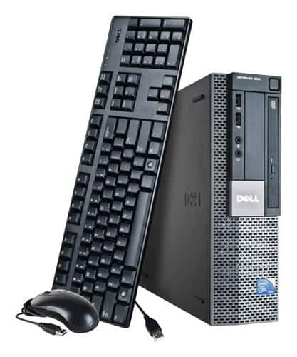 Dell - Refurbished OptiPlex Desktop - Intel Core2 Duo - 4GB Memory - 160GB Hard Drive - Gray/Black-Front_Standard 