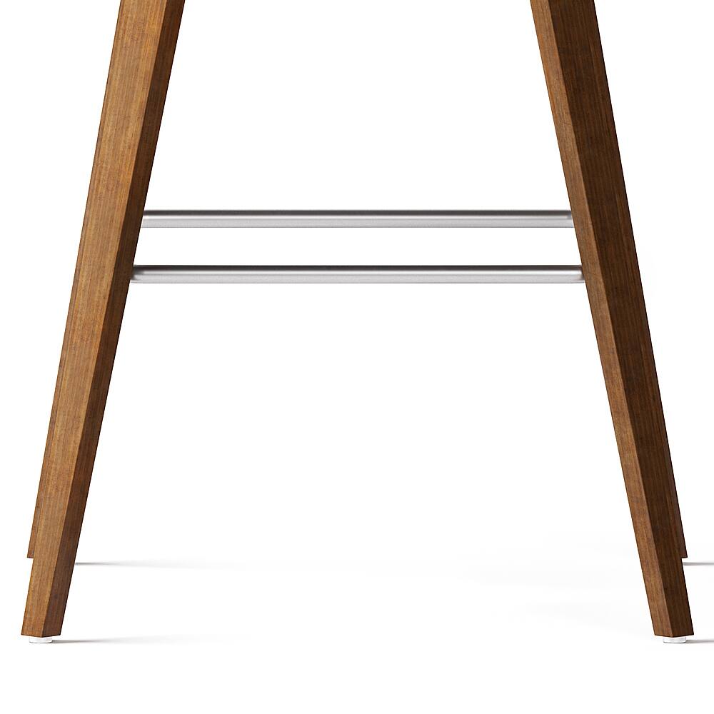 Alt View 13. Simpli Home - Randolph Bentwood Counter Height Stool (Set of 2) - Distressed Grey.