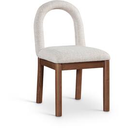 Meridian Furniture - Conrad Linen Textured Fabric Dining Chair - Beige
