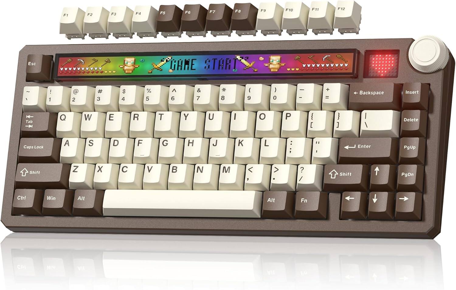 F1 F2 F3 F4 F5 F6 F7 F8 F9 F10 F11 F12 Esc GAME START - ! 1 @ 2 # 3 $ 4 % 5 ^ 6 & 7 * 8 ( 9 ) 0 I I + = Backspace Insert Tab Q W E R T Y U I O P { [ } ] I / Delete Caps Lock A S D F G H J K L : ; " I Enter PgUp Shift Z X C V B N M < , > ? / Shift PgDn Ctrl Win Alt Alt Fn CI MIU 1IA IIA Fn