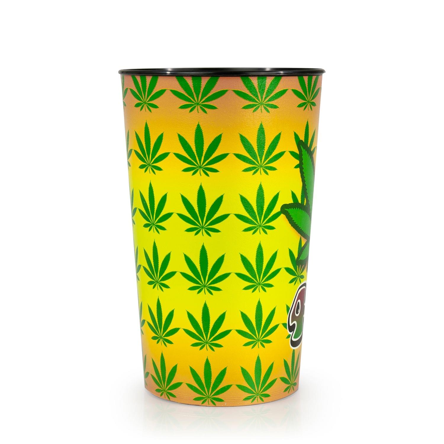 Alt View 1. Just Funky - 420 Stoner 32oz Stadium Cup - Green.