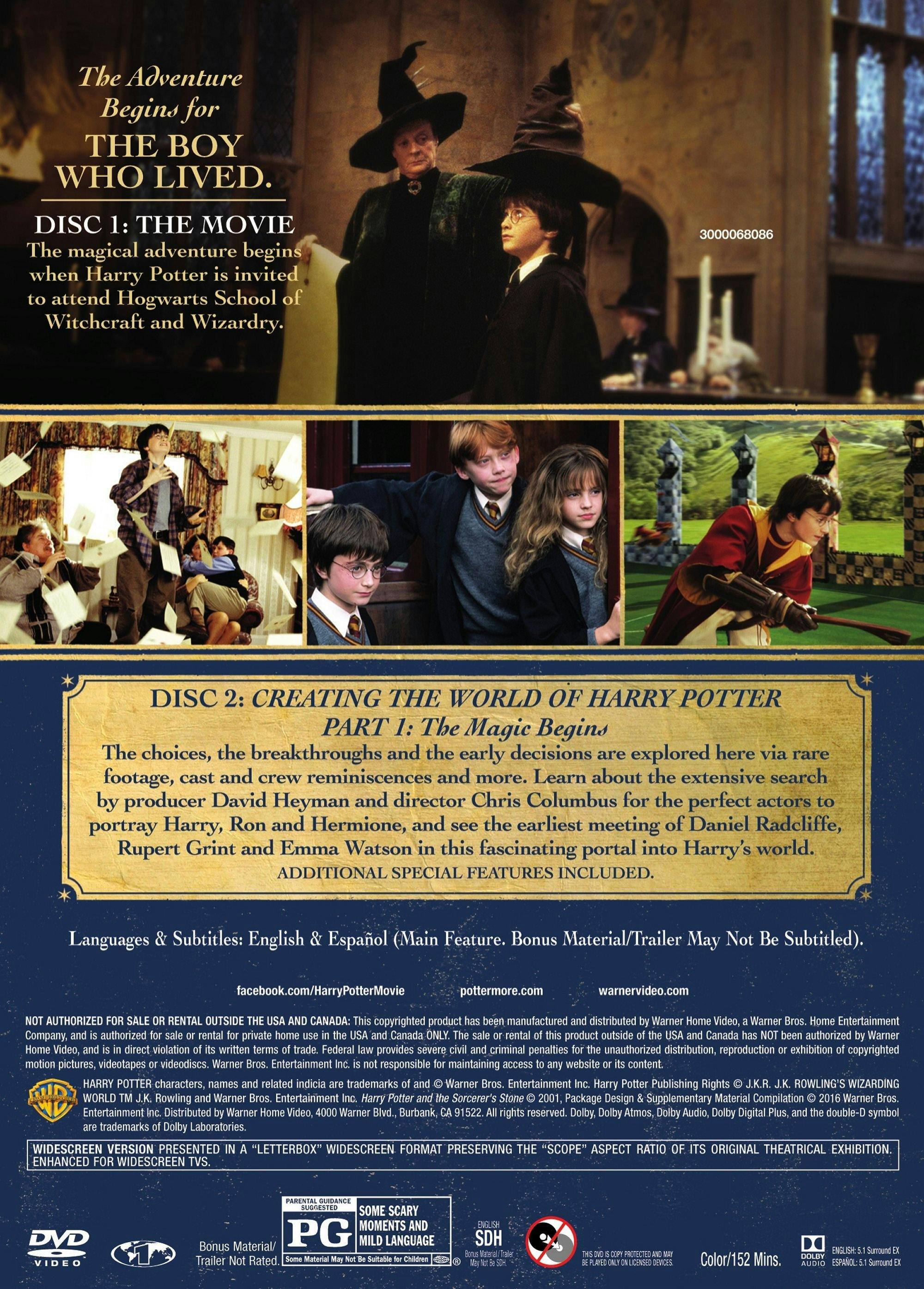 Angle. Harry Potter and the Philosopher's Stone (Special Edition) [DVD].