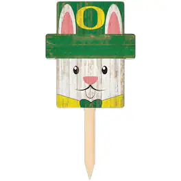 Fan Creations - Oregon Ducks 16" x 19" Easter Bunny Yard Stake - Multicolor