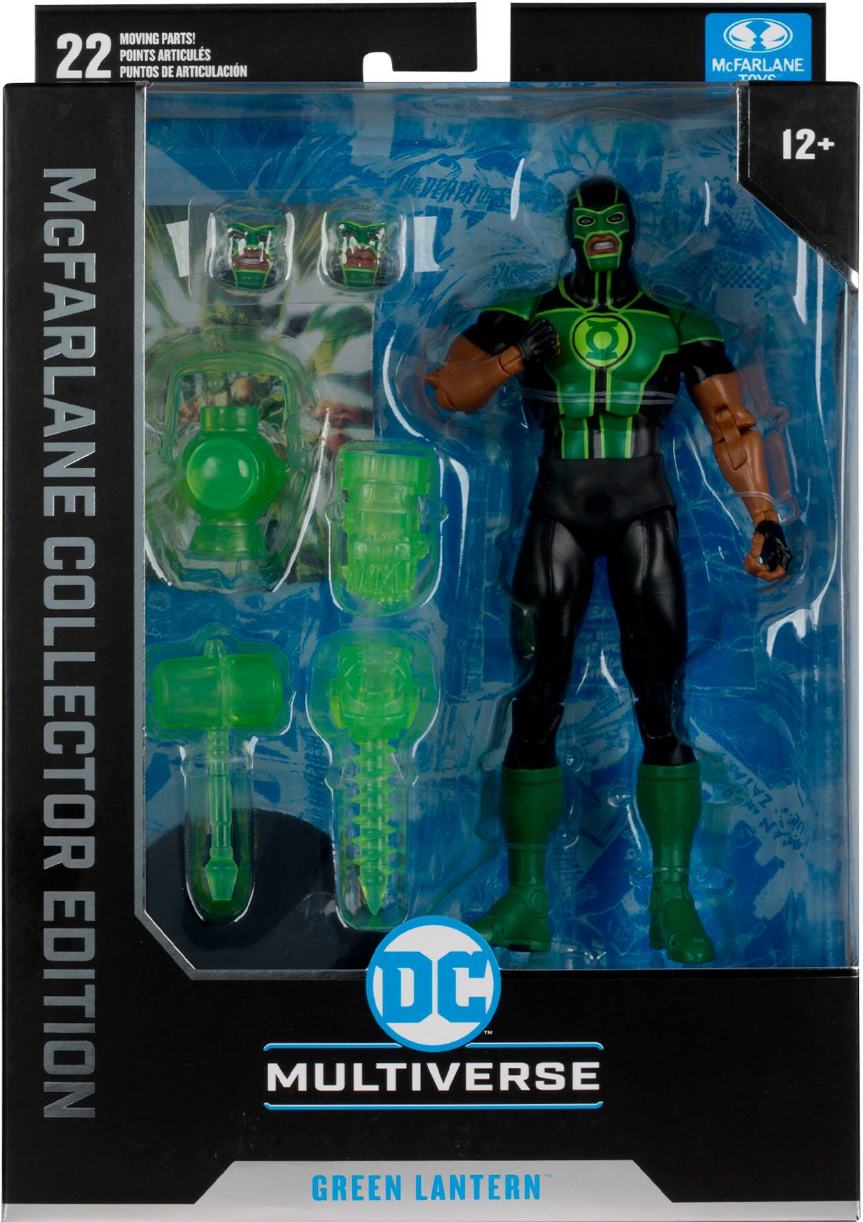 McFarlane Toys DC Multiverse Green Lantern Collector Edition 22 points of articulation.