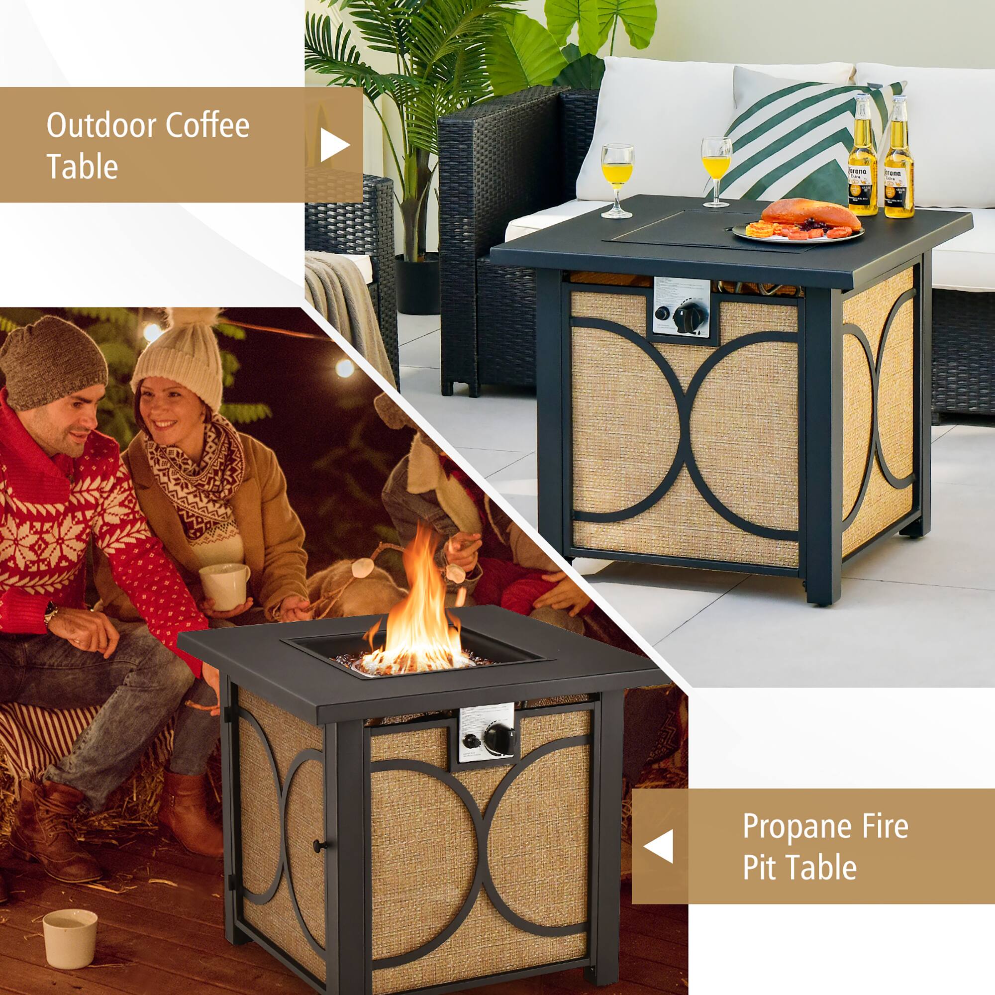 Outdoor Coffee Table

Propane Fire Pit Table