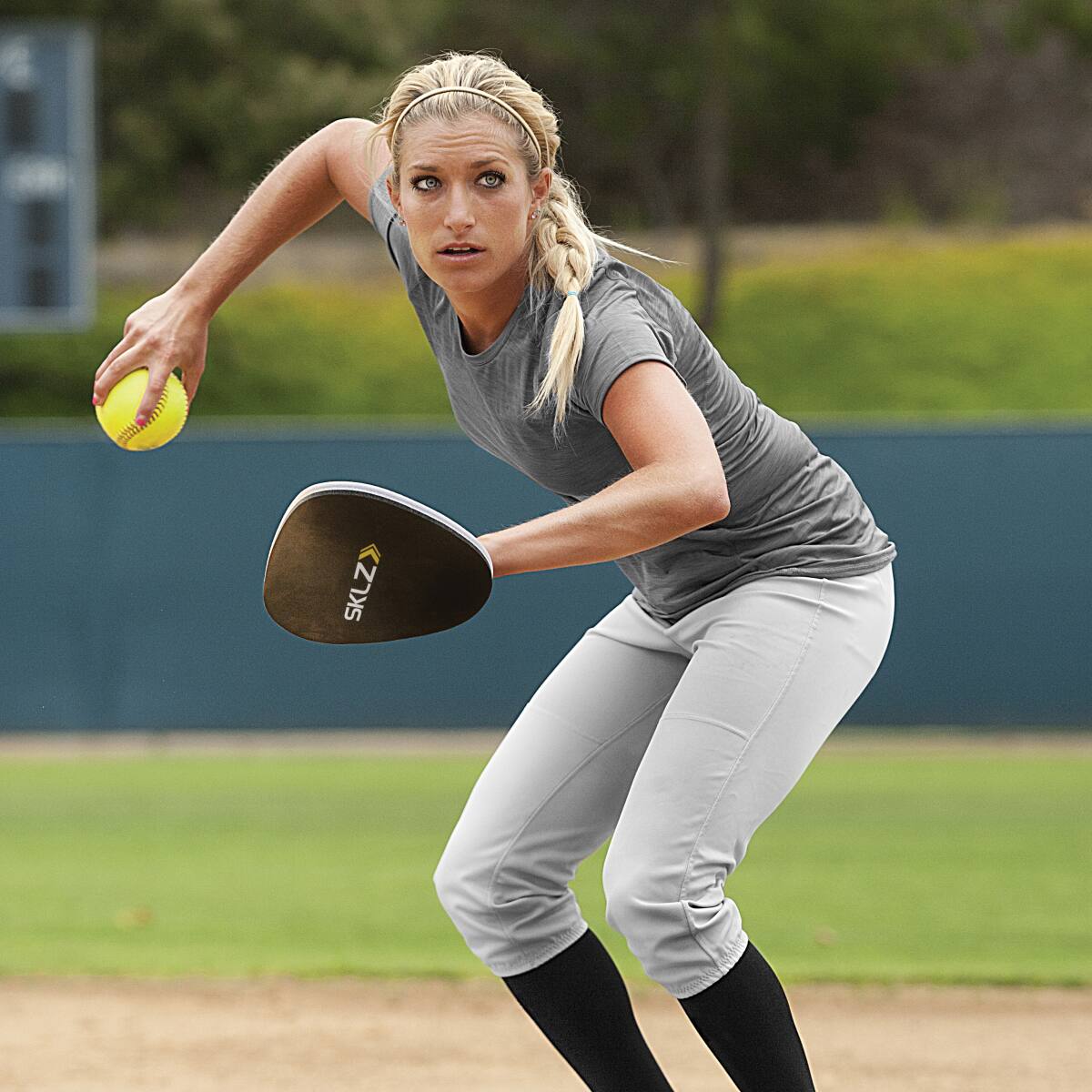 Alt View 2. SKLZ - SKLZ Soft Hands Foam Fielding Trainer - Gray - Gray.