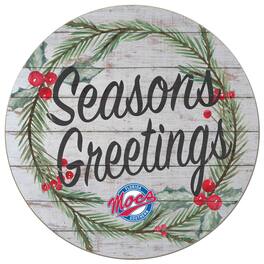 Jardine - Florida Southern Mocs 20'' x 20'' Season's Greetings Circle - White