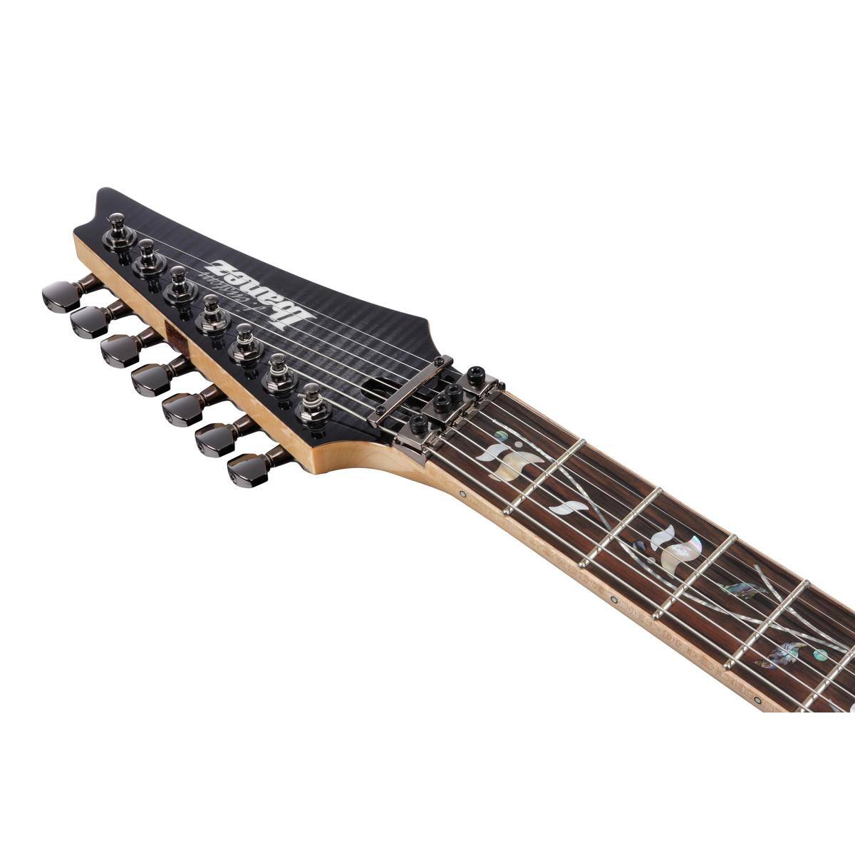 Alt View 7. Ibanez - Ibanez RG j.custom Series RG8527 7-String Electric Guitar, Black Rutile.