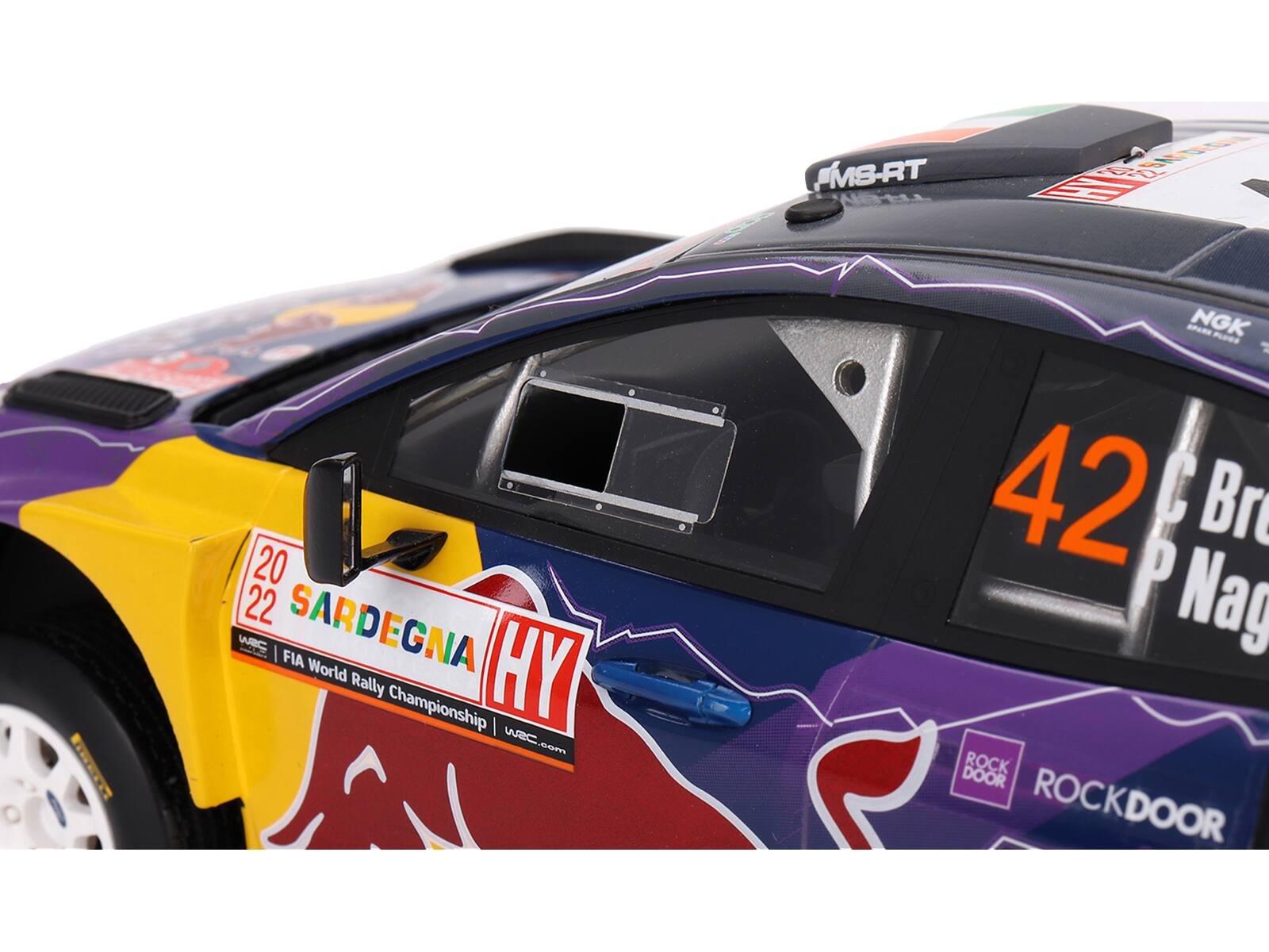 MS-RT  
NBEL T 1  
20 22  
SARDEGNA  
FIA World Rally Championship  
wrc.com  
API -R  
NGK  
42  
C Br  
P Nag  
ROCK DOOR  
ROCKDOOR