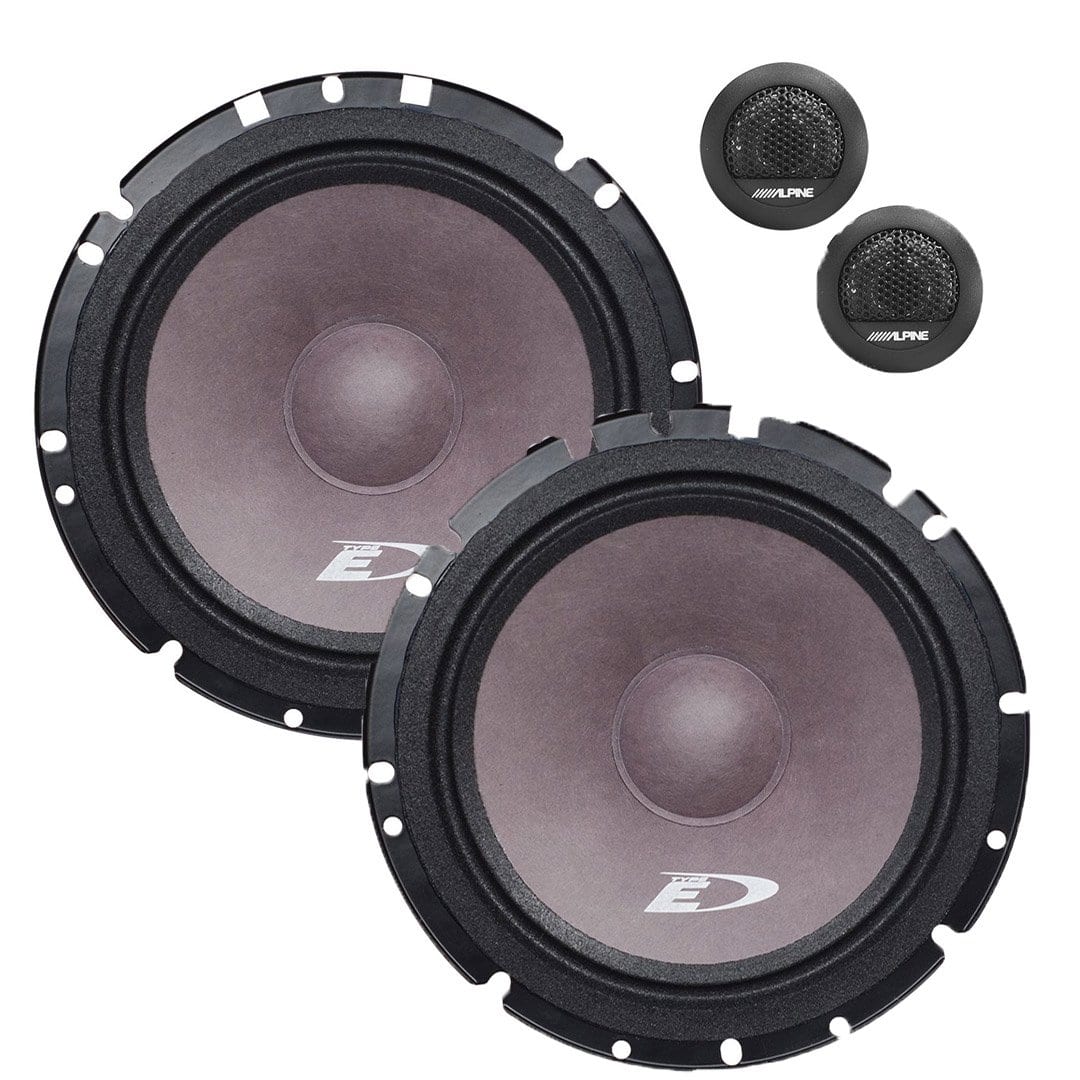 Alpine - SXE-1751S, SXE 6.5" 2-Way Component Speakers - 280W