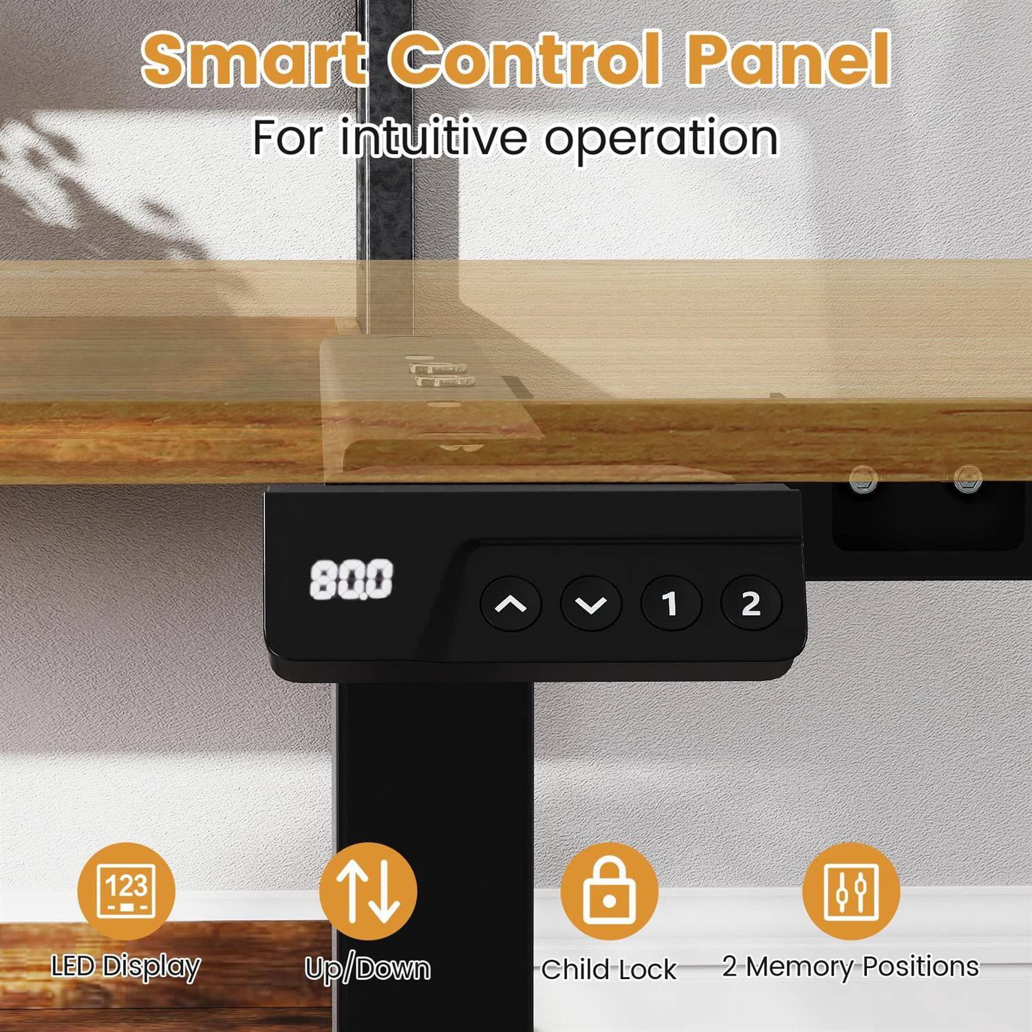 Smart Control Panel  
For intuitive operation

- LED Display
- Up/Down
- Child Lock
- 2 Memory Positions