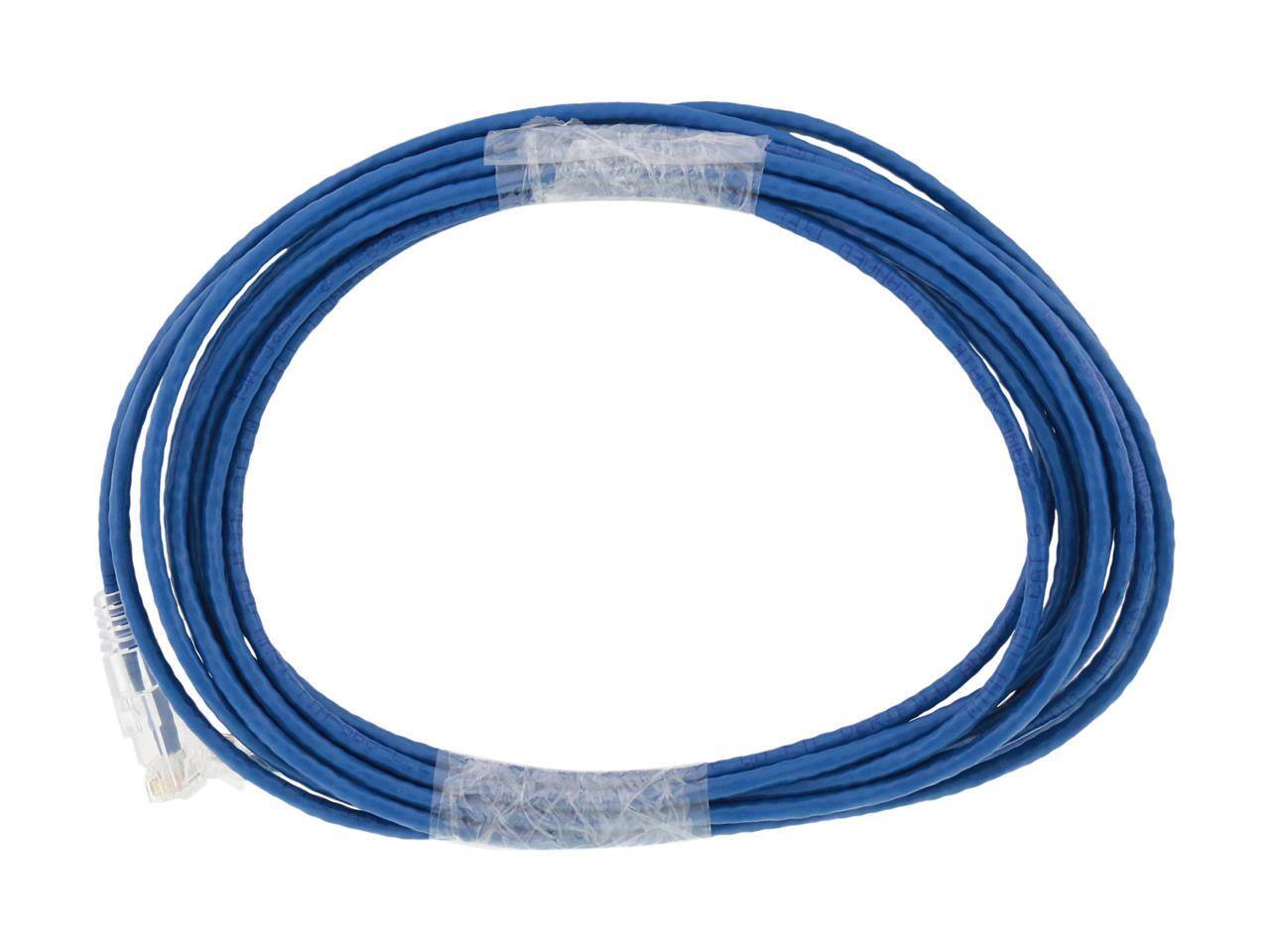 Alt View 1. Nippon Labs - Nippon Labs 28AWG Cat6 Snagless Ethernet Cable, 550MHz UTP RJ45, 15ft Blue.