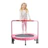VEVOR - 36" Kids Trampoline, 3FT Indoor Outdoor Trampoline, Foldable Mini Trampoline with Handle, Rebounder Trampoline - Pink