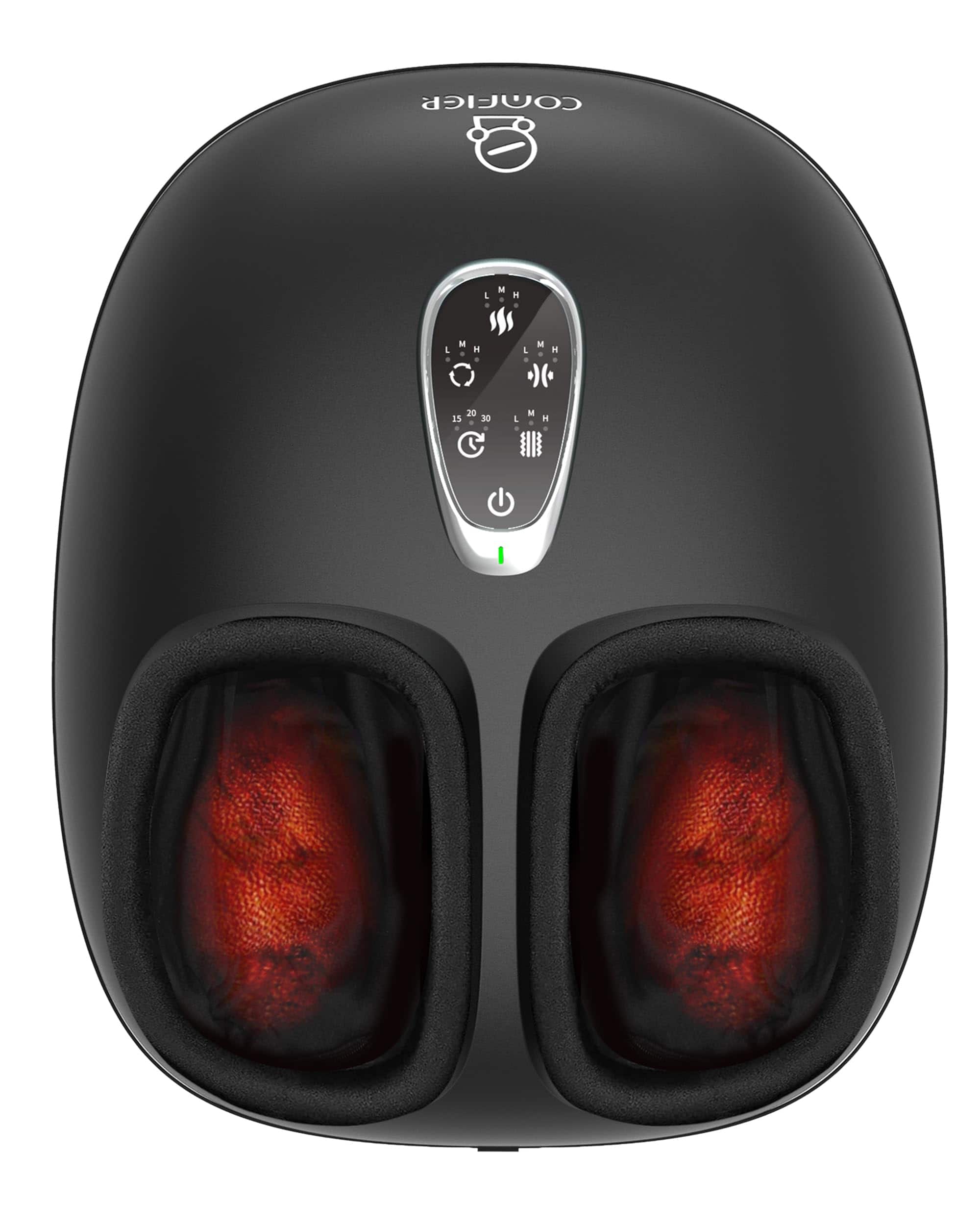Live At Space - Remote Shiatsu Foot Massager with Heat, Deep Kneading for Plantar Fasciitis, Size 13 - 642146673566