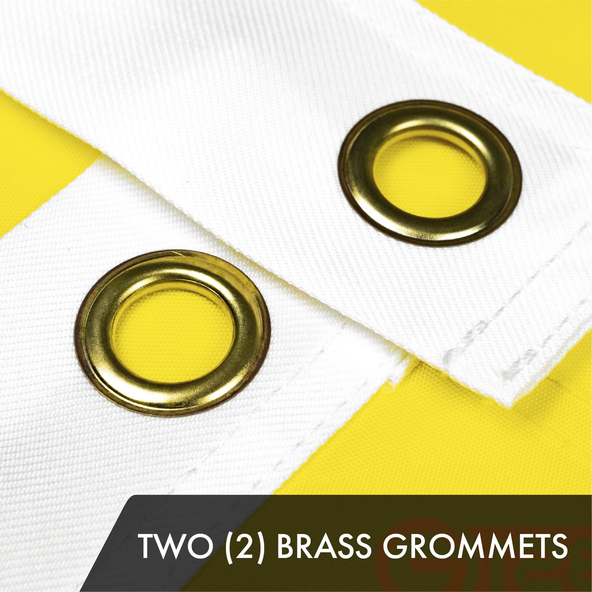 TWO (2) BRASS GROMMETS
