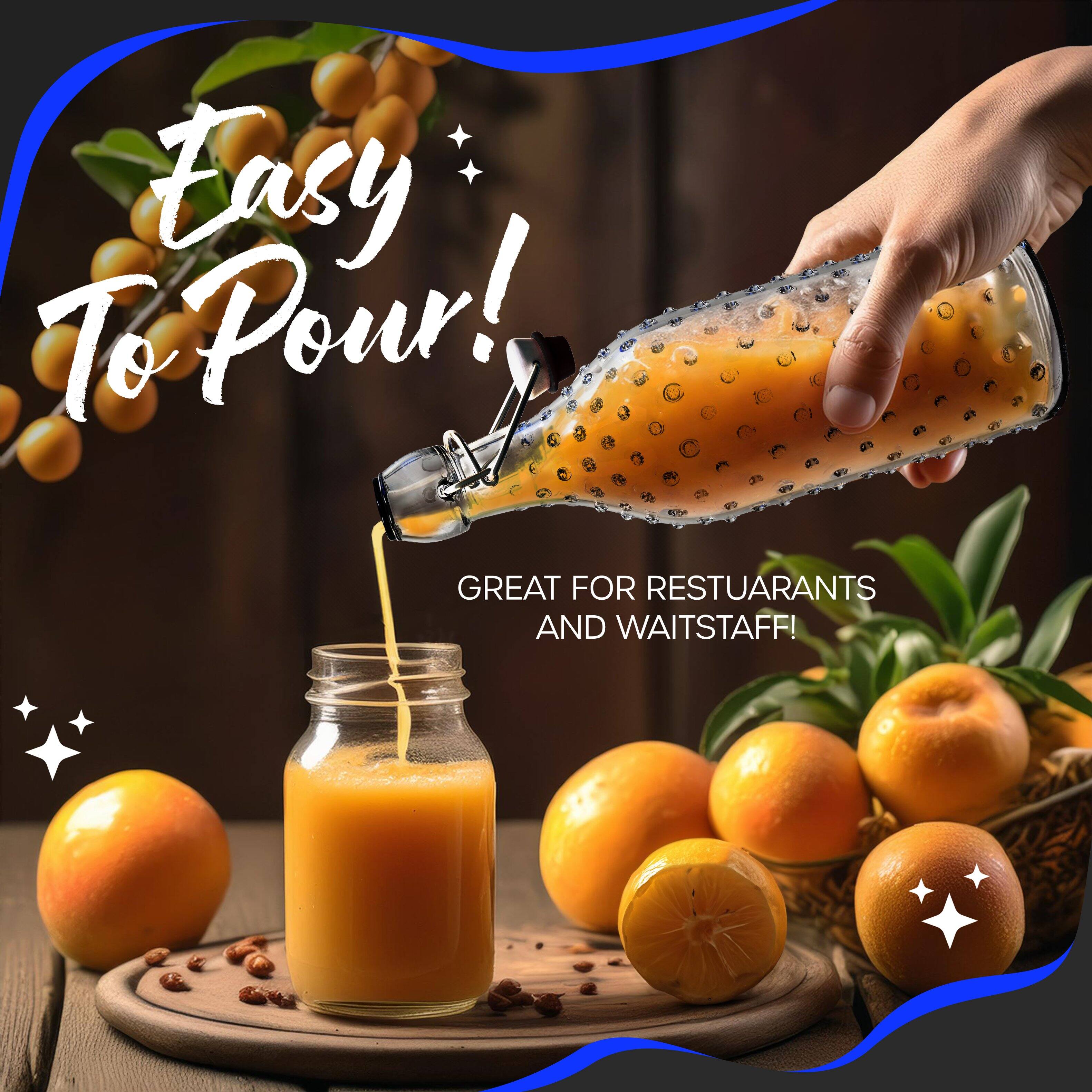 Easy To Pour!  
GREAT FOR RESTAURANTS AND WAITSTAFF!