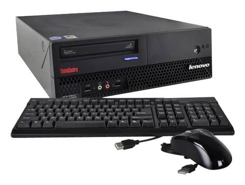  Lenovo - Refurbished ThinkCentre Desktop - Intel Core2 Duo - 2GB Memory - 120GB Hard Drive - Black