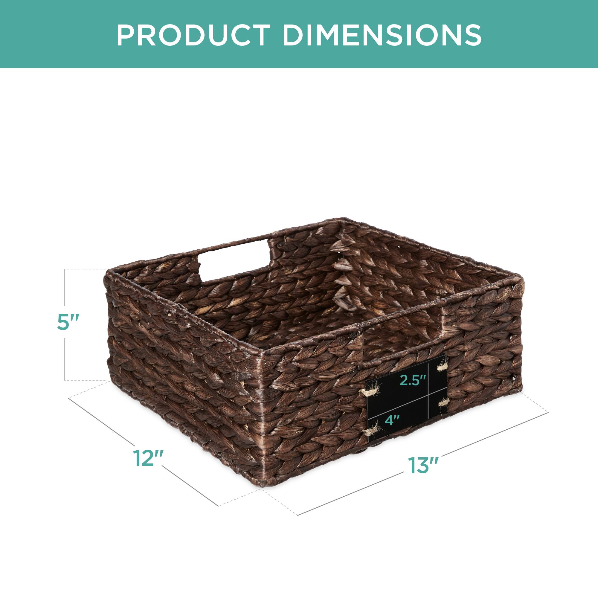 PRODUCT DIMENSIONS

5"  
12"  
13"  
2.5"  
4"