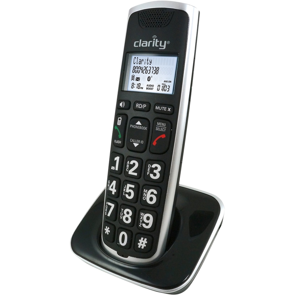 Angle View: Clarity - 58914.001 DECT 6.0 Cordless Expansion Handset