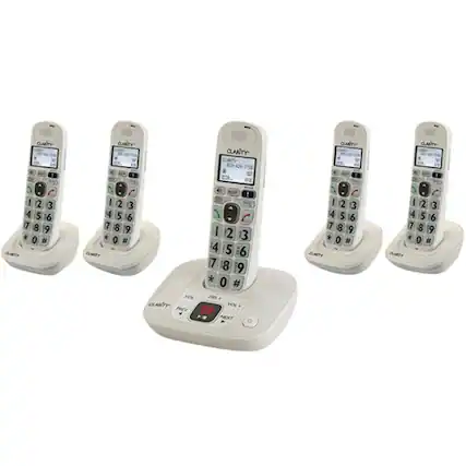 Angle. Clarity - 53174.000 DECT 6.0 Expandable Cordless Phone System with Digital Answering System.