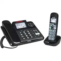 Angle. Clarity - 53727.000 Expandable Cordless Phone System with Digital Answering System.