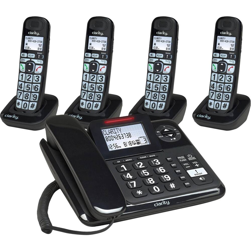 Alt View 11. Clarity - 53727.000 Expandable Cordless Phone System with Digital Answering System.