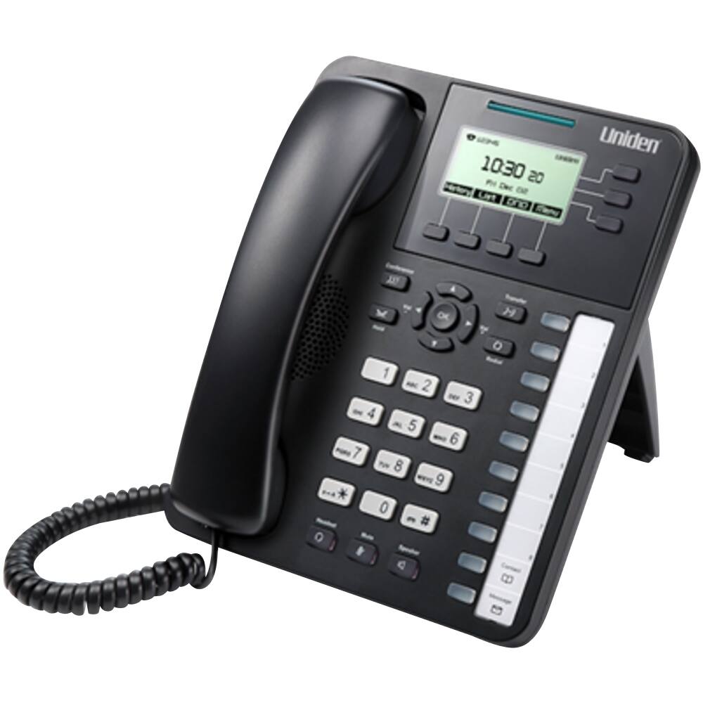 Angle. Uniden - UIP3000 SIP Corded Phone.