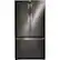 Front. LG - 25.4 Cu. Ft. French Door Refrigerator - Black/stainless steel.