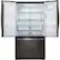 Alt View 11. LG - 25.4 Cu. Ft. French Door Refrigerator - Black/stainless steel.