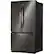 Left. LG - 25.4 Cu. Ft. French Door Refrigerator - Black stainless steel.