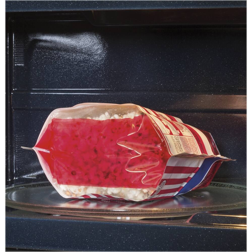 Alt View 16. GE - 1.9 Cu. Ft. Over-the-Range Microwave - Stainless Steel.