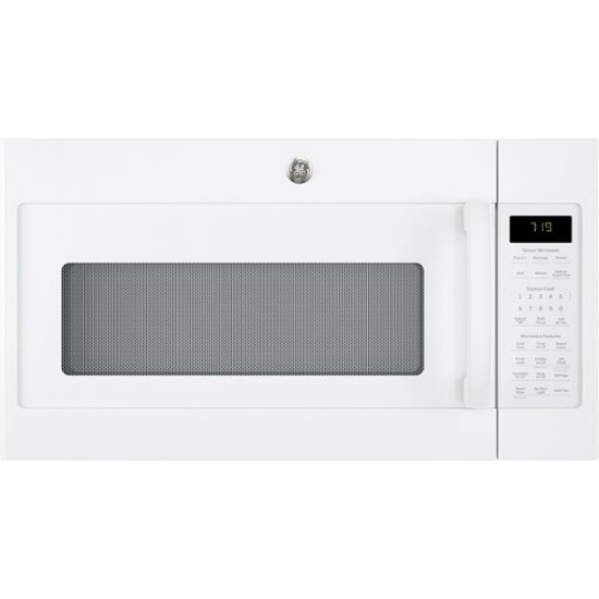 GE – 1.9 Cu. Ft. Over-the-Range Microwave with Sensor Cooking – White