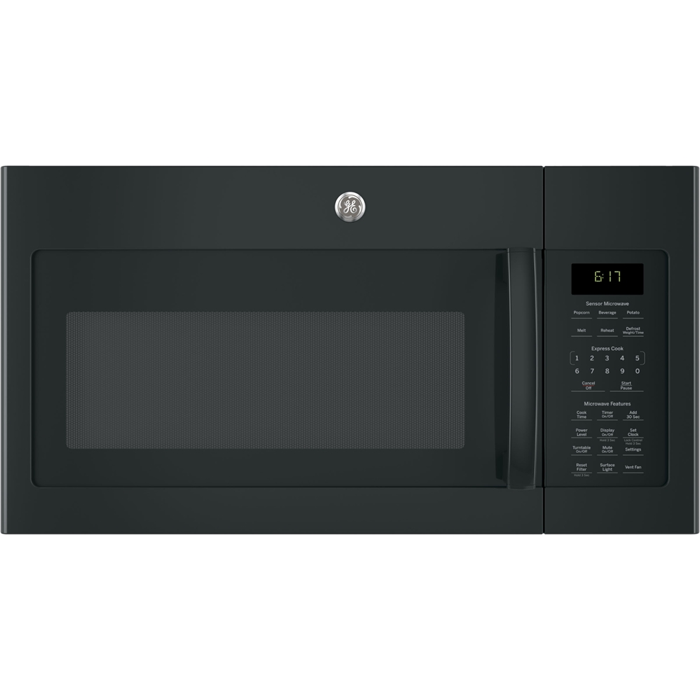 GE - 1.7 Cu. Ft. Over-the-Range Microwave with Sensor Cooking - Black