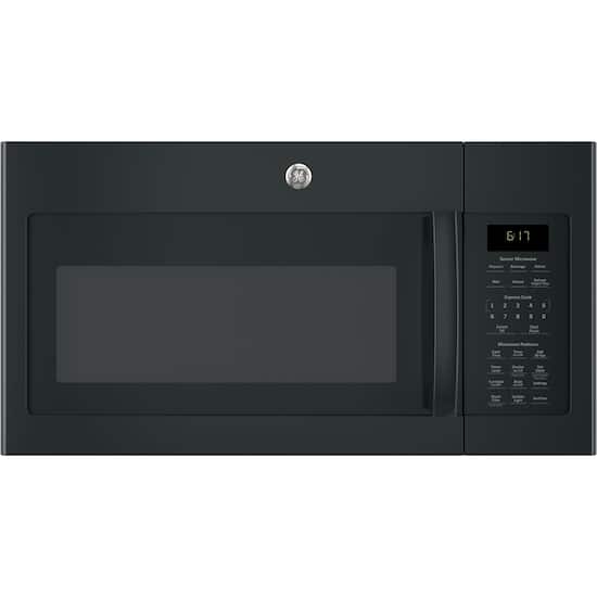 Ge 1 7 Cu Ft Over The Range Microwave With Sensor Cooking Black Jvm6175dkbb Best Buy