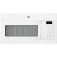 GE - 1.7 Cu. Ft. Over-the-Range Microwave - White - Front_Zoom