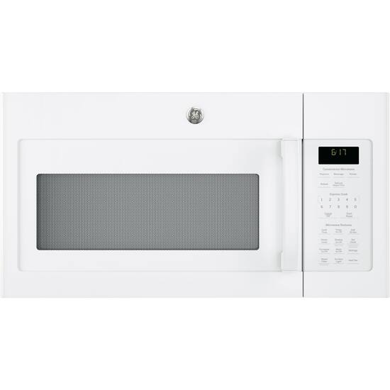 Ge 1 7 Cu Ft Over The Range Microwave White Jvm6172dkww Best Buy