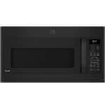 GE - Profile™ Series 1.7 cu. ft. Convection Over-the-Range Microwave - Black - Front_Standard