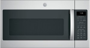 GE - 1.9 Cu. Ft. Over-the-Range Microwave with Sensor Cooking - Stainless Steel - Front_Zoom