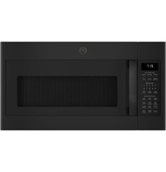 GE - 1.9 Cu. Ft. Over-the-Range Microwave with Sensor Cooking - Black - Front_Zoom
