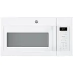 Front. GE - 1.7 Cu. Ft. Over-the-Range Microwave with Sensor Cooking - White.